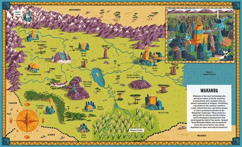 how big is wakanda|wakanda map.